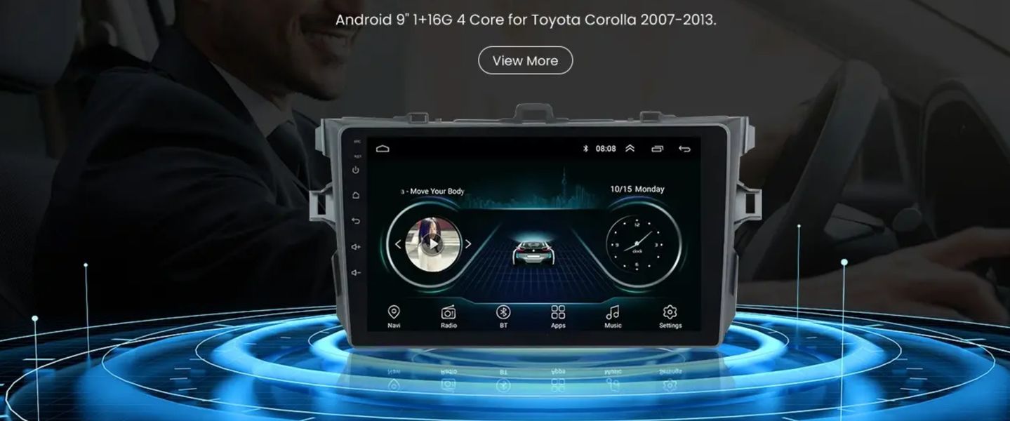 El Toyota Android Car Stereo